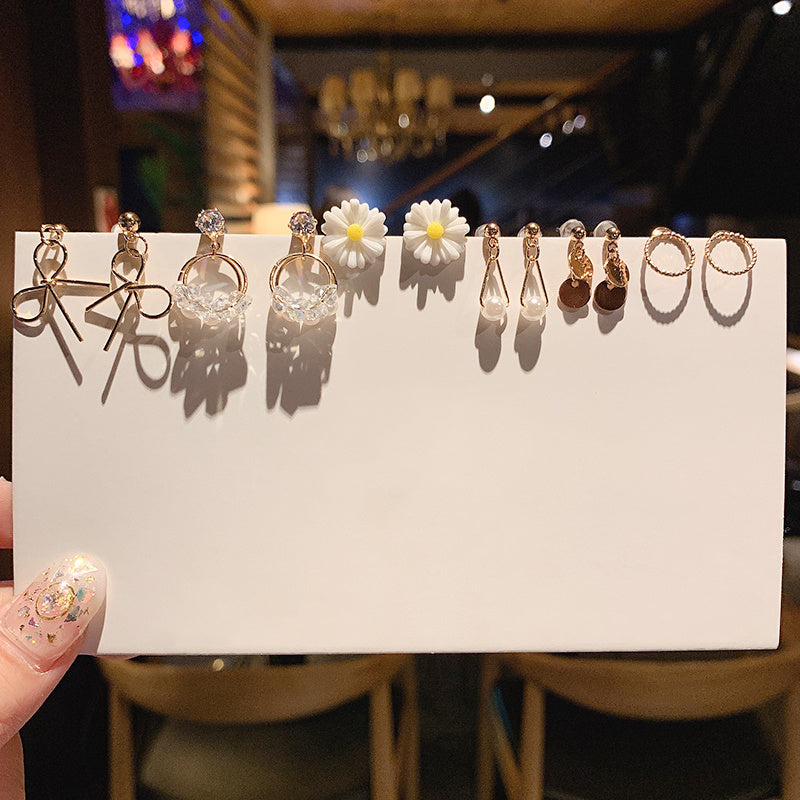 Female earring set hz4es6-6w