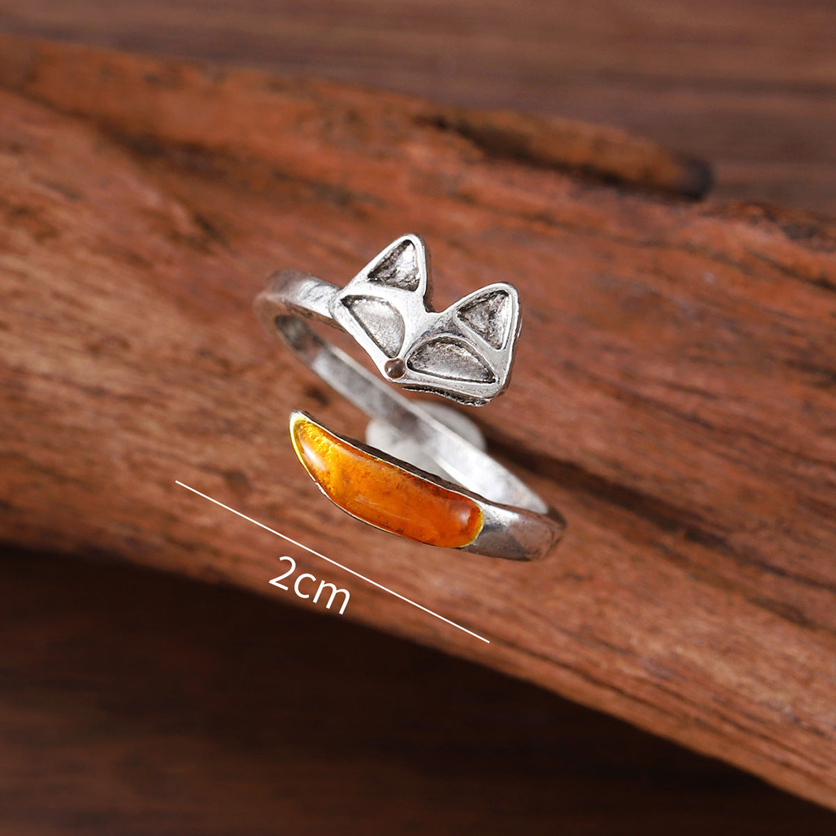 Elegant Adjustable Open Mouth Ring for Women – Antique Silver Finish | AlinKriti hz4es6-6w