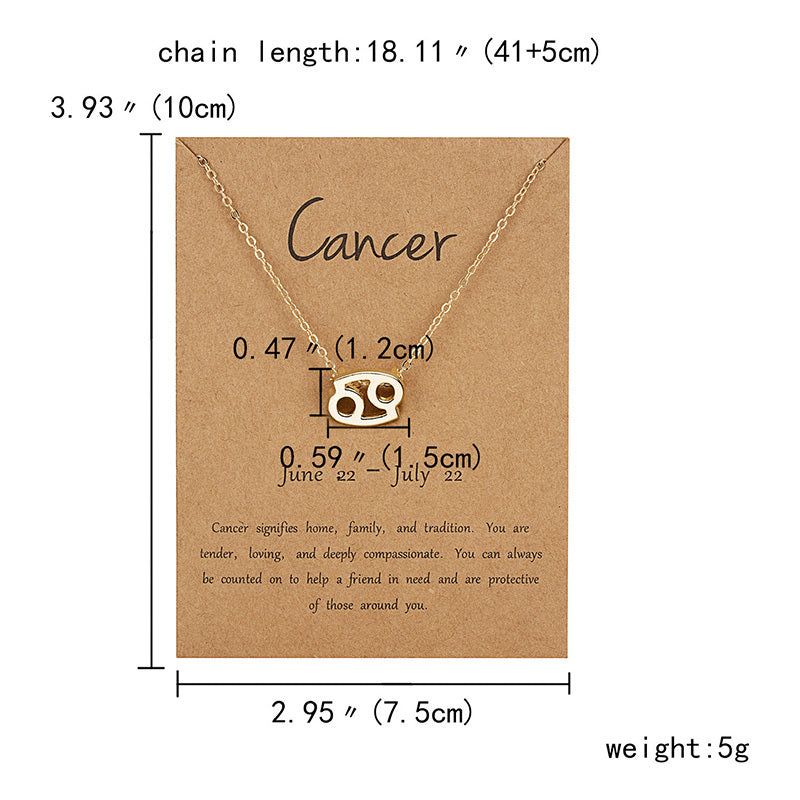 12 Constellation Zodiac Sign Necklaces – Stylish Chokers for Women & Girls | AlinKriti hz4es6-6w