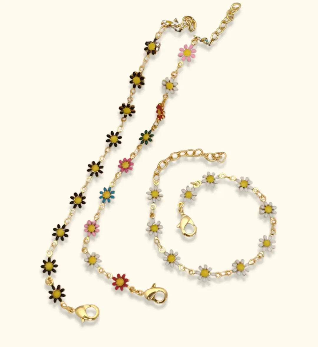 Floral Elegance Gold-Tone Bracelet | Delicate Jewelry for Women | AlinKriti hz4es6-6w