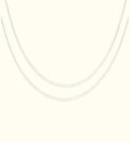 Elegant Silver Beaded Necklace Chain – Minimalist Jewelry for Women | AlinKriti hz4es6-6w
