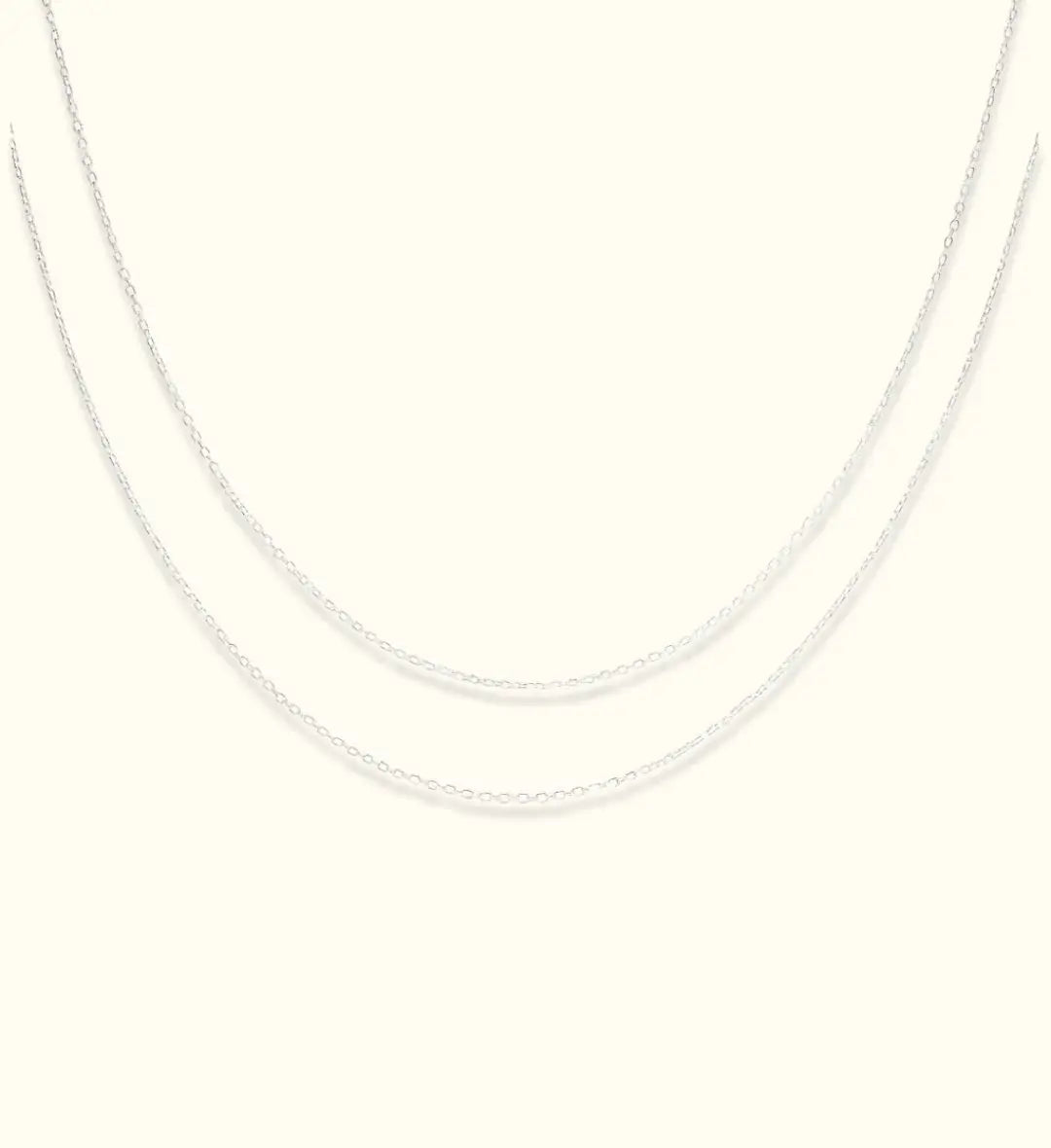 Elegant Silver Beaded Necklace Chain – Minimalist Jewelry for Women | AlinKriti hz4es6-6w