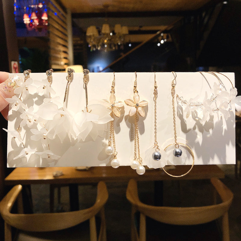 Female earring set hz4es6-6w