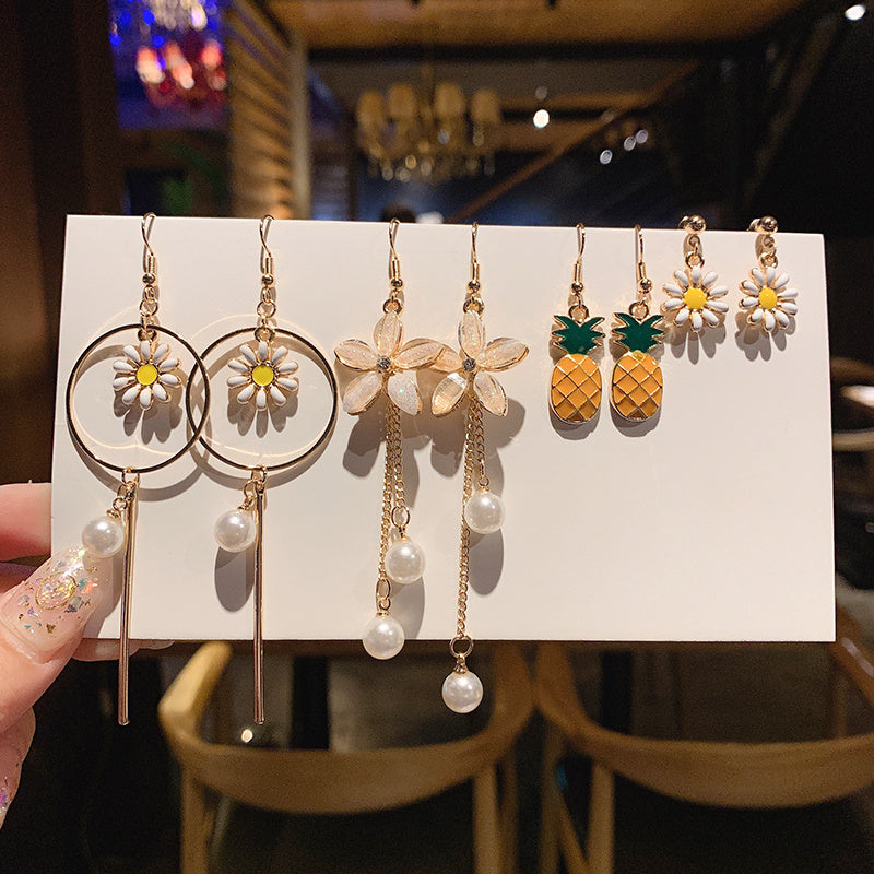 Female earring set hz4es6-6w