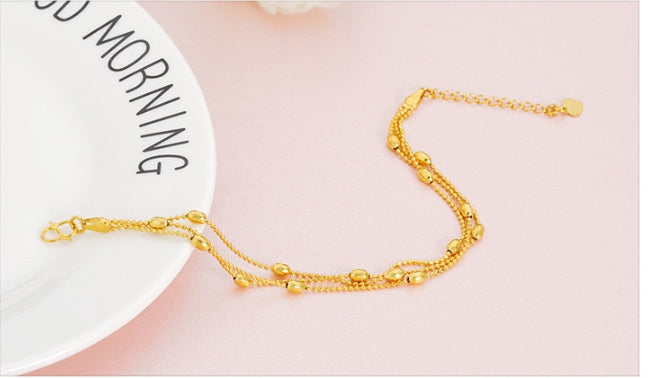 Minimal Gold-Tone Brass Bracelet for Women – Elegant Everyday Wear