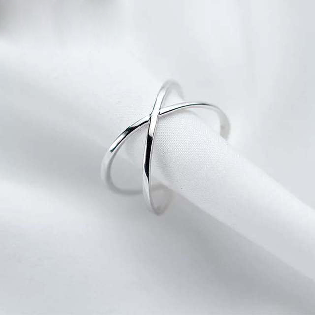 Sterling Silver Women's Jewelry, Large Retro Rings, Ladies Adjustable Rings hz4es6-6w