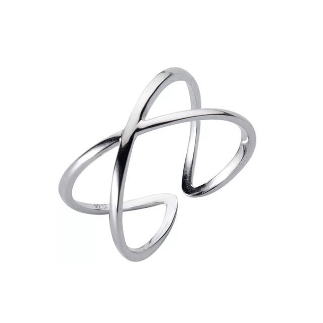 Sterling Silver Women's Jewelry, Large Retro Rings, Ladies Adjustable Rings hz4es6-6w