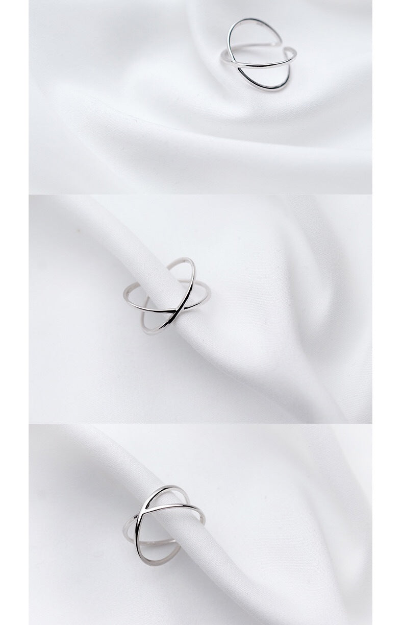 Sterling Silver Women's Jewelry, Large Retro Rings, Ladies Adjustable Rings hz4es6-6w