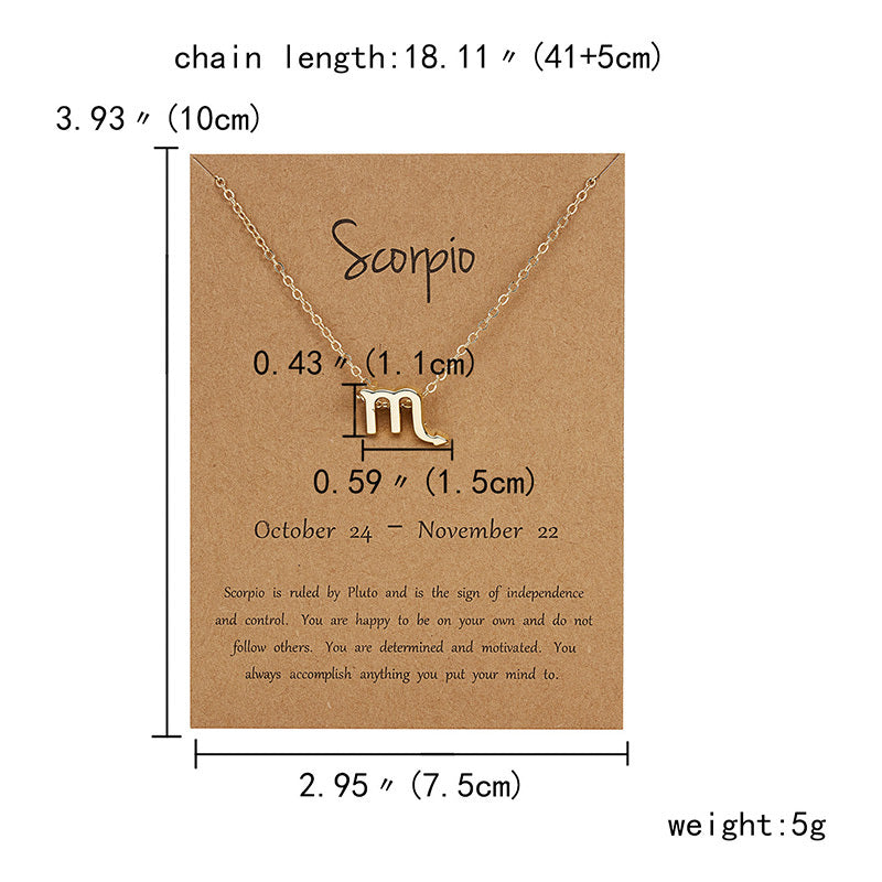 12 Constellation Zodiac Sign Necklaces – Stylish Chokers for Women & Girls | AlinKriti hz4es6-6w