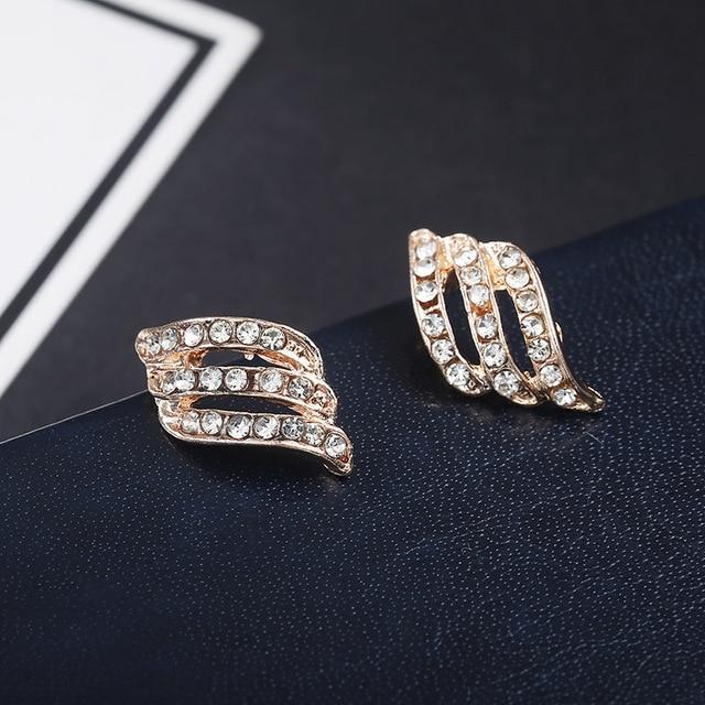 Simple Crystal Earring hz4es6-6w