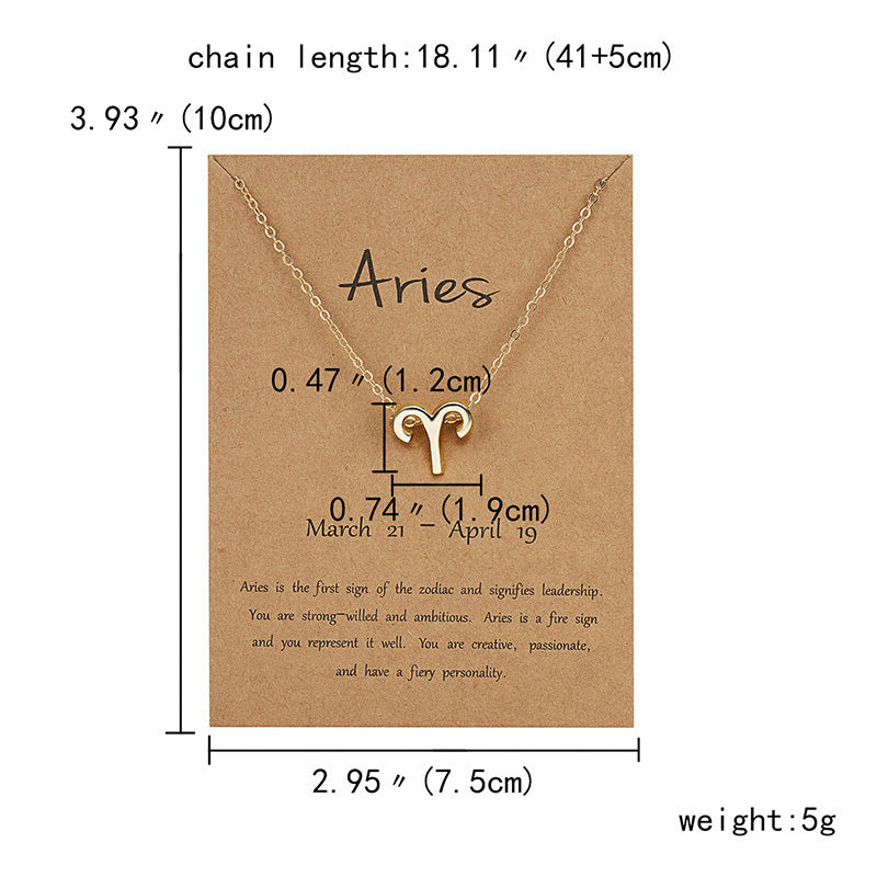 12 Constellation Zodiac Sign Necklaces – Stylish Chokers for Women & Girls | AlinKriti hz4es6-6w