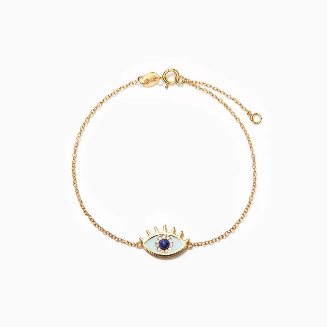 Enamel Dripping Glaze Devils Eye Bracelet
