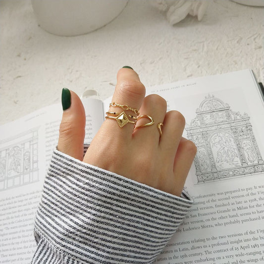925 Sterling Silver Rings – 3 Elegant Styles for Women | AlinKriti hz4es6-6w