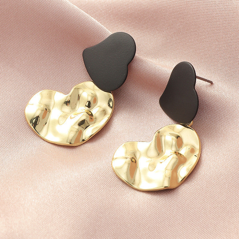 Irregular Metal Bump Earrings – Love-Inspired Statement Jewelry for Women | AlinKriti hz4es6-6w