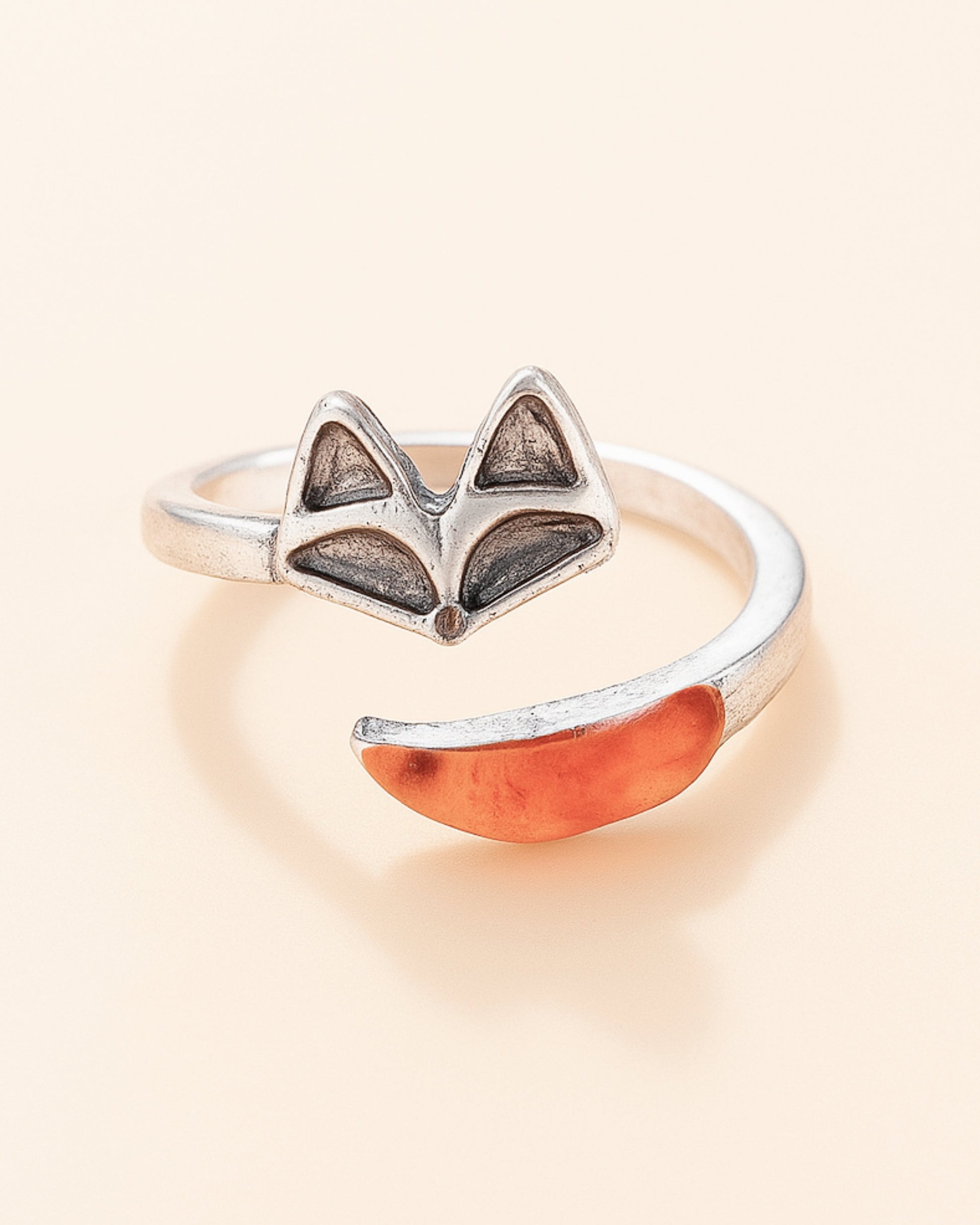 Elegant Adjustable Open Mouth Ring for Women – Antique Silver Finish | AlinKriti hz4es6-6w