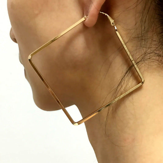 Geometric Diamond Earrings for Women – Elegant Statement Jewelry | AlinKriti hz4es6-6w