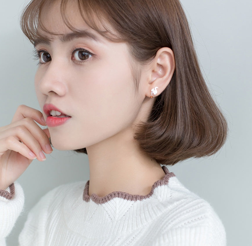 Little squirrel earring hz4es6-6w