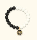 Monochrome Charm Beaded Bracelet | Minimalist Unisex Jewelry | AlinKriti hz4es6-6w
