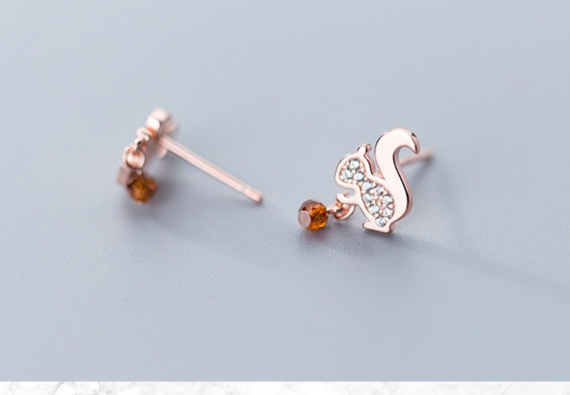 Little squirrel earring hz4es6-6w