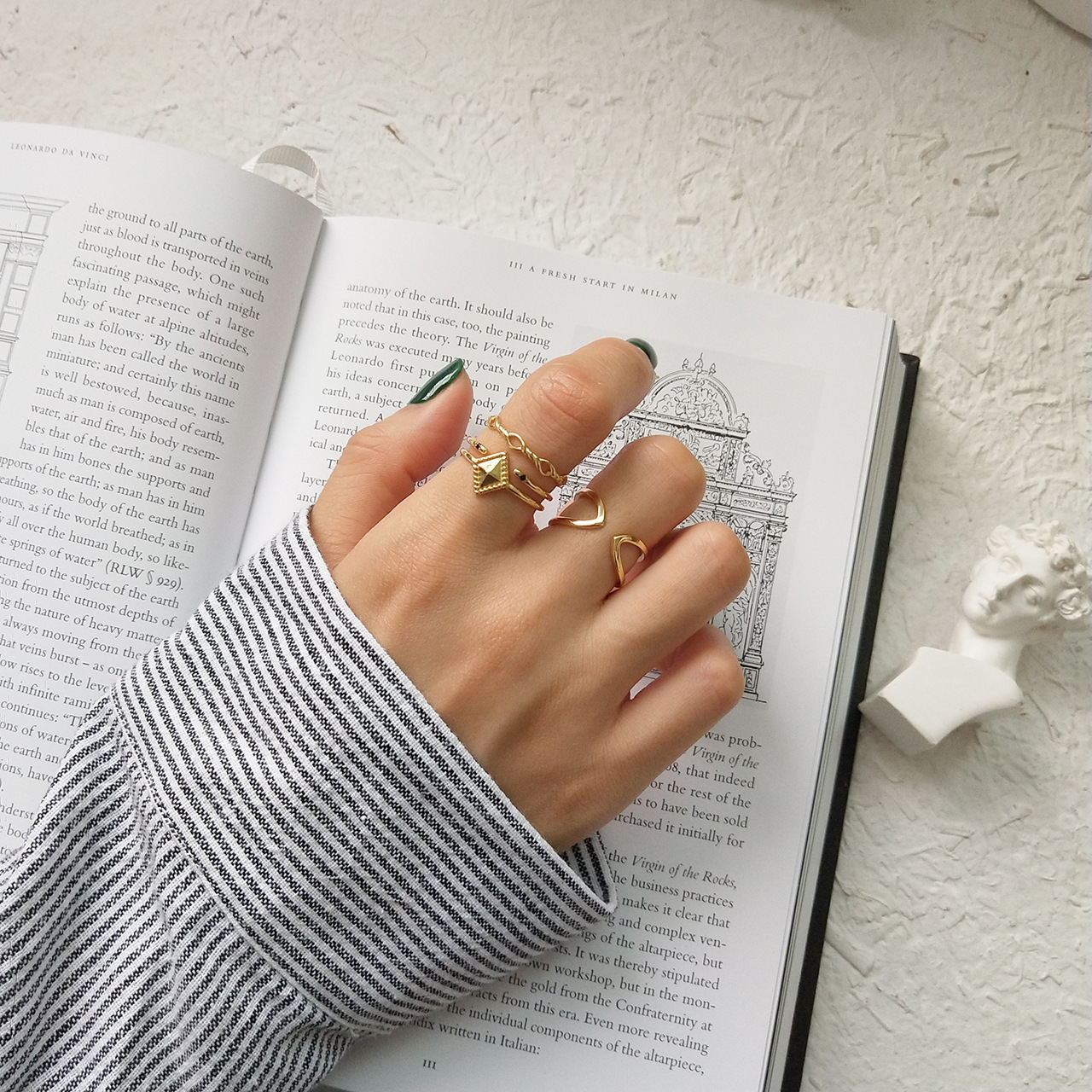 925 Sterling Silver Rings – 3 Elegant Styles for Women | AlinKriti hz4es6-6w