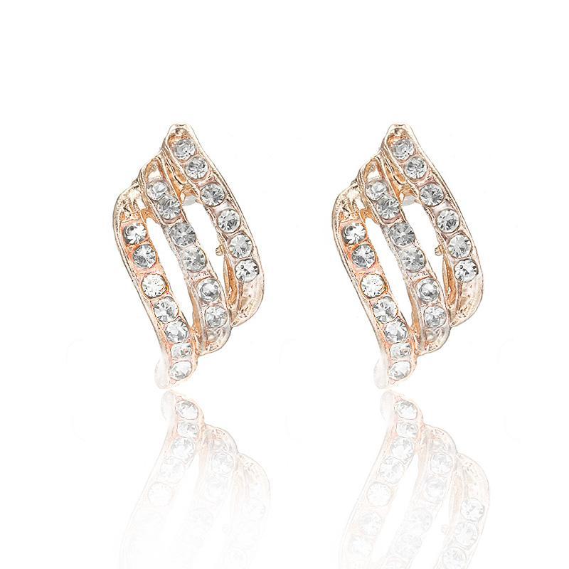 Simple Crystal Earring hz4es6-6w