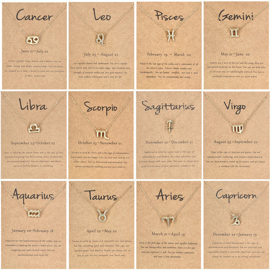 12 Constellation Zodiac Sign Necklaces – Stylish Chokers for Women & Girls | AlinKriti hz4es6-6w
