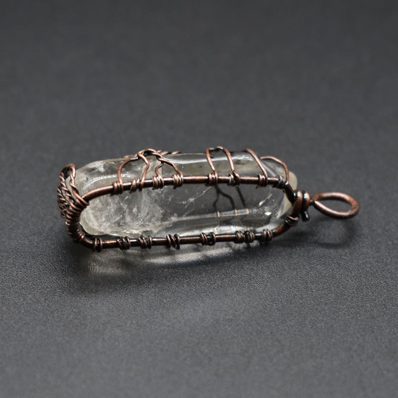 Tree of Life Crystal Pendant Necklace | Healing Boho Jewelry | AlinKriti hz4es6-6w