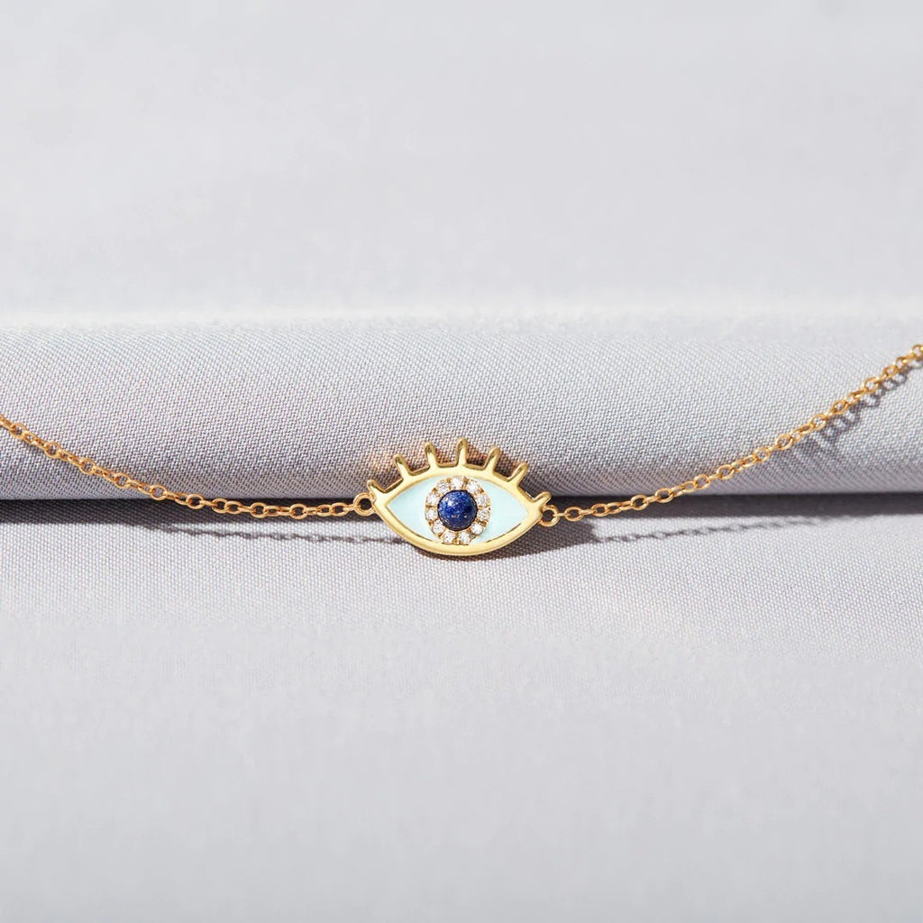 Enamel Dripping Glaze Devils Eye Bracelet