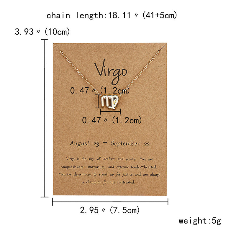 12 Constellation Zodiac Sign Necklaces – Stylish Chokers for Women & Girls | AlinKriti hz4es6-6w