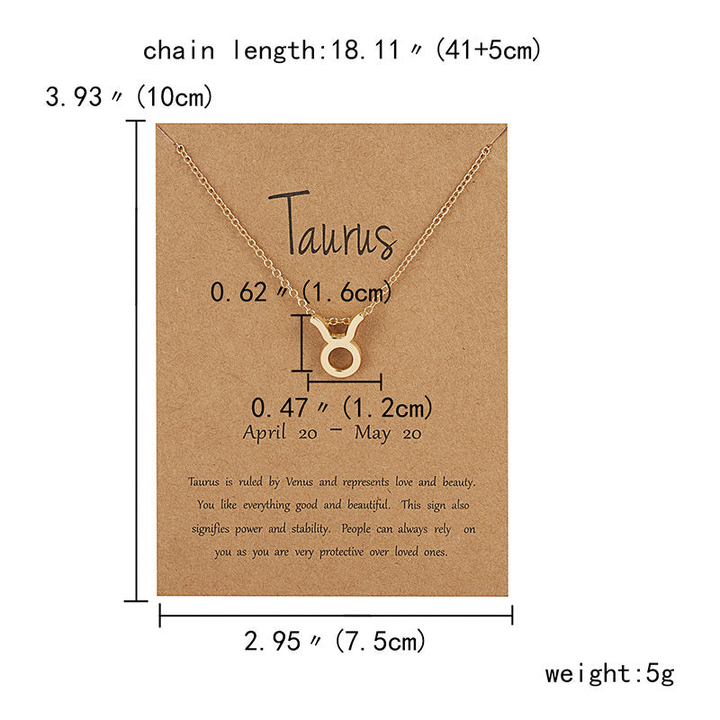 12 Constellation Zodiac Sign Necklaces – Stylish Chokers for Women & Girls | AlinKriti hz4es6-6w