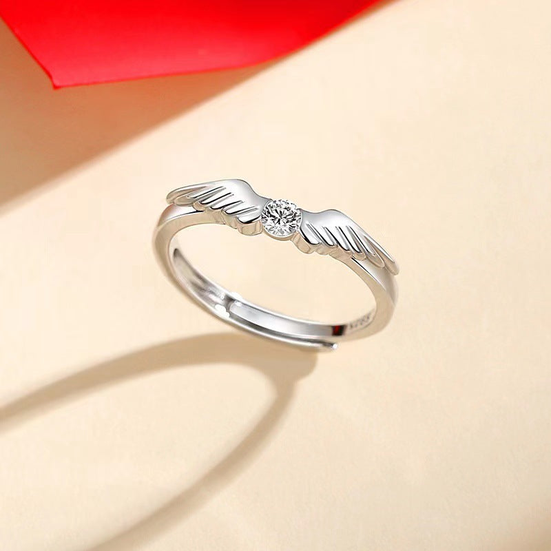 Flying Couple Rings – Romantic Matching Rings for Him & Her | AlinKriti hz4es6-6w