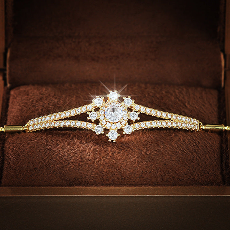 Snowflake bracelet for women